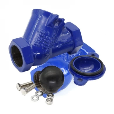 Professional manufacture cheap ductile Iron rubber sheet ductile iron ball type check valve