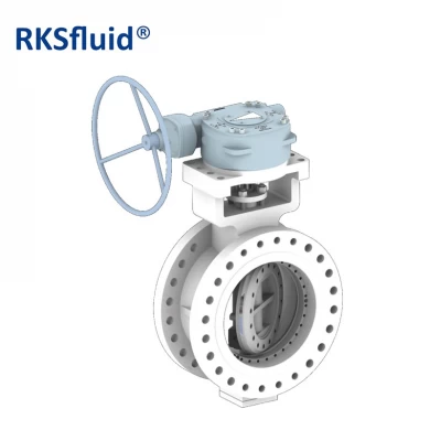 RKSfluid China high quality ASME API standard dn400 triple offset WCB SS butterfly valve manufacturer