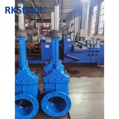 RKSfluid EPDM seated ductile cast Iron PN10 PN16 class150 resilient seated water seal gate valve
