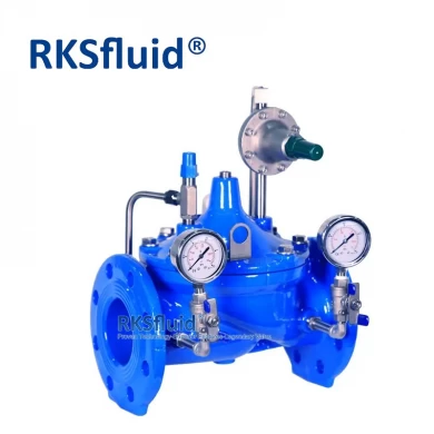 RKSfluid K2FB Pressure reduce valve with small flow by pass