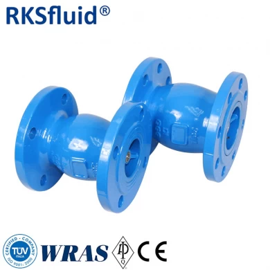 RKSfluid PN16 nozzle check valve ductile iron DN80 3“ flange silent check valve price