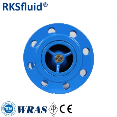 RKSfluid PN16 노즐 체크 밸브 연성 철 DN80 3 "플랜지 조용한 체크 밸브 가격