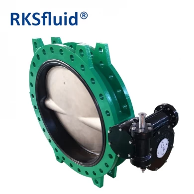 RKSfluid 밸브 중국 나비 밸브 PN10 PN16 DN1100 더블 플랜지 나비 밸브 제조 / 공장 가격표