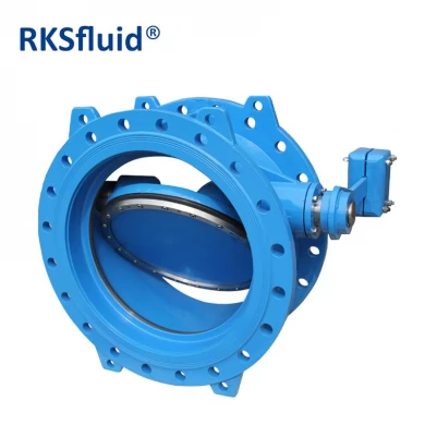 RKSfluid WCB DIN BS EN DN200 8 "연성 철 고무 씰링 틸팅 디스크 나비 버퍼 체크 밸브