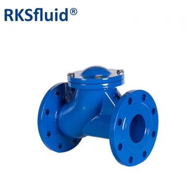 RKSfluid chinese check valve ductile iron threaded ball check valve for industrial pumping