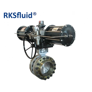 RKSfluid chinese valve WCB DN450 stainless steel triple offset butterfly valve manufacture factory