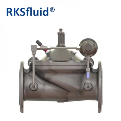 RKSfluid中国のバルブ延性鉄の水道制御圧力自動油圧制御弁Price