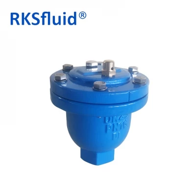 RKSfluid工場直接供給DN100 PN10 PN16ダクタイル鉄フランジ空気圧解除バルブ