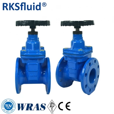 RKSfluid soft seal resilient seated PN16 DN150 ductile cast iron gate valve price list