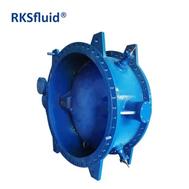 RKSfluid 밸브 중국어 DN600-DN1600 큰 크기 주철 플랜지 더블 편심 나비 밸브 제조 공장