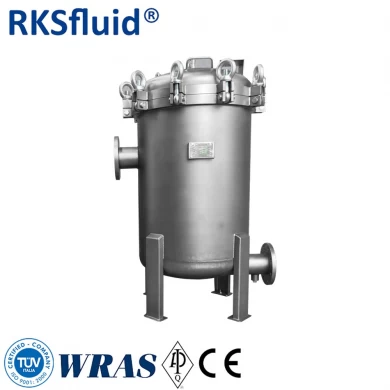 SS316 stainless steel water treatment pocket filter system