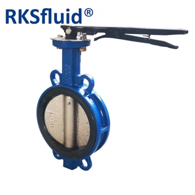 Steel disc good sealing performance central butterfly valve