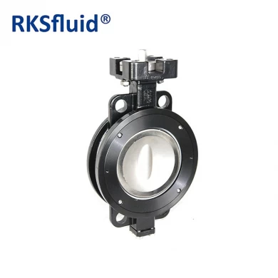 High performance pneumatic wafer type butterfly valve