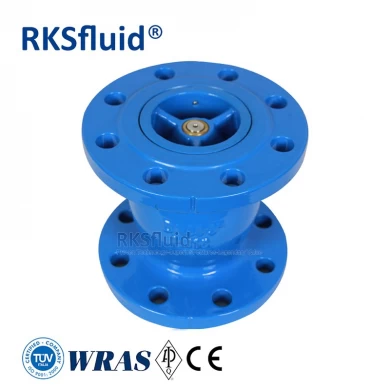 Water Valve 6 inch DN125 DN150 DN200 Ductile Iron Flange Connection Silent Wafer Check Valve Customizable