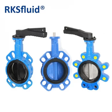Resilient butterfly valve with nylon central seat
