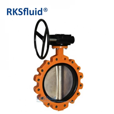 worm gear butterfly valve with Pin PN16 JIS10k