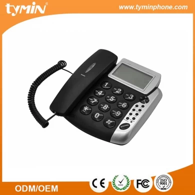 3个一键式记忆办公室使用的电话簿电话，带有呼叫ID和姓名显示功能（TM-PA004）