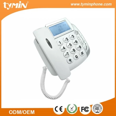 3 escritórios de memória de um toque usado telefone de catálogo telefônico com ID de chamada e função de exibição de nome (TM-PA004)