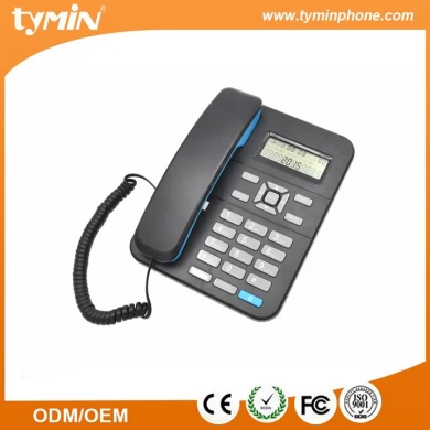 Aliexpress Горячая распродажа фиксированный номер вызывающего абонента проводной телефон с функцией идентификатора вызывающего абонента для офиса и домашнего использования производитель (TM-PA105)