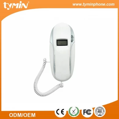 Amazon Hot Selling Basic Slimline telefoon met nummerherkenningsfunctie en LED-indicator voor inkomende oproepen (TM-PA018)