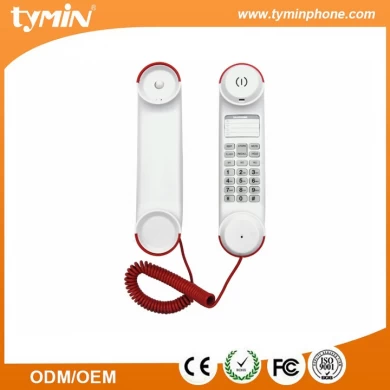 Ebay 2019 Cheapest Price Wall Mountable Slim Telephone with LED Redial High Quality Factory (TM-PA070)