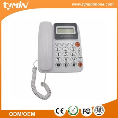 Tempo de flash 100ms / 600ms telefone de identificação de linha de terra barato selecionável. (TM-PA110)