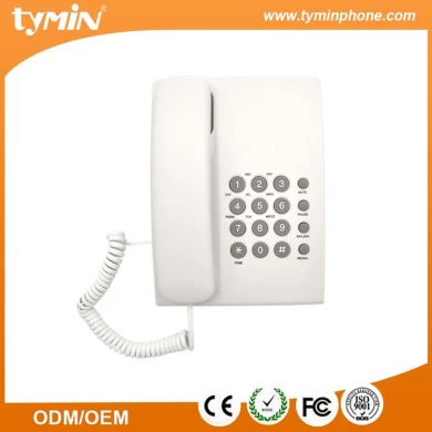 Guangdong 2019, le plus récent modèle de téléphone fixe filaire fixe de base pour les prix usine d'origine, à usage domestique ou professionnel (TM-PA146)