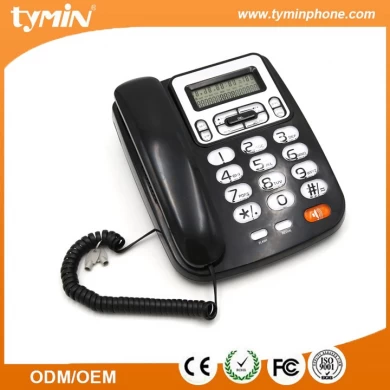 Feststehendes Desktop-Anrufer-ID-Telefon mit Wandmontage- und Desktop-Funktion in Guangdong (TM-PA5005)