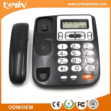 Feststehendes Desktop-Anrufer-ID-Telefon mit Wandmontage- und Desktop-Funktion in Guangdong (TM-PA5005)