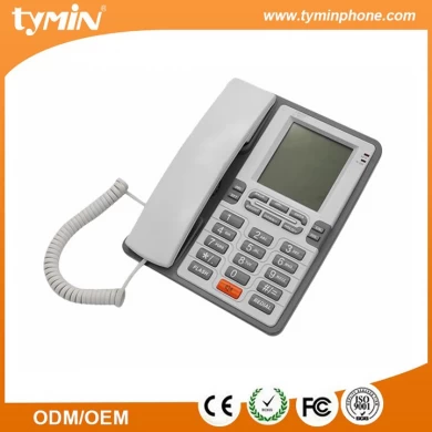 High Quality Single Line Corded Home Phones Set With Super LCD Display (TM-PA076)