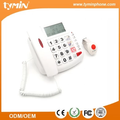 High quantity call id function lager key hearing aid phone, alert seniors telephone. (TM-S003)