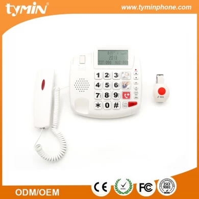Υψηλή ποσότητα κλήσης id λειτουργία Λέιζερ κλειδί ακρόασης τηλέφωνο βοήθειας, τηλεφωνήτρια ηλικιωμένων συναγερμού. (ΤΜ-δ003)