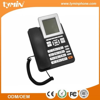 Hot sale Landline Analog Fixed Telephone with Hands-free & Super LCD Display (TM-PA093)