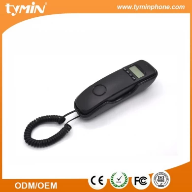 Telefone Slim Design Mini com Indicador LED para Chamadas de Entrada e Alimentado (TM-PA020)