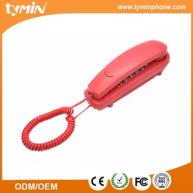 Mini colorful desk/mountable slim phone for home decoration (TM-PA190)