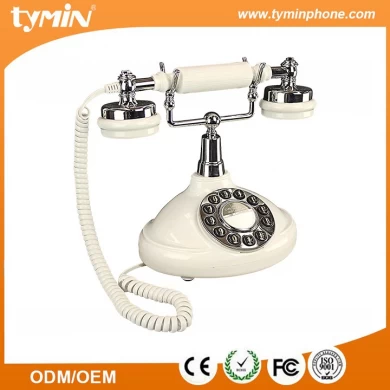 Retro klassiek ontwerp Liefdevol antieke telefoon in huis met nummerherhalingsfunctie voor thuisgebruik (TM-PA198)