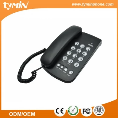 Teléfono básico de escritorio de alta calidad y bajo precio de Guangdong con indicador de llamadas entrantes LEDTM-PA149B)