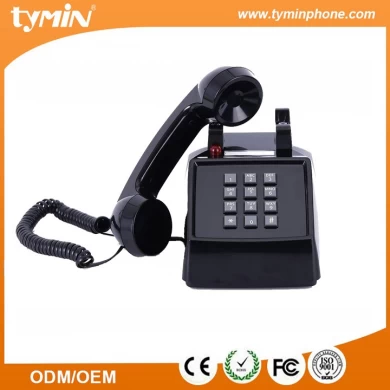 Shenzhen 2019, el mejor diseño, estilo británico, teléfono fijo con cable único para uso en el hogar (TM-PA228)