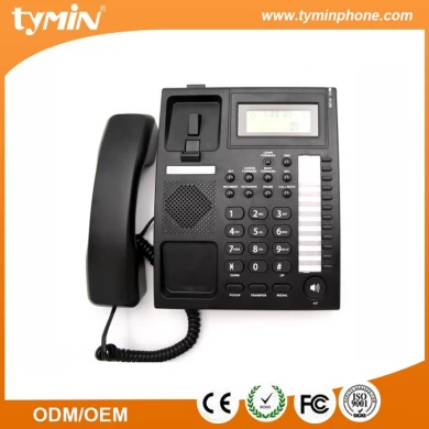 Téléphone câblé avec identification de l'appelant 2019 de bonne qualité de Shenzhen 2019 et 10 touches de mémoire à touche unique pour groupes à usage de bureau (TM-PA005A)