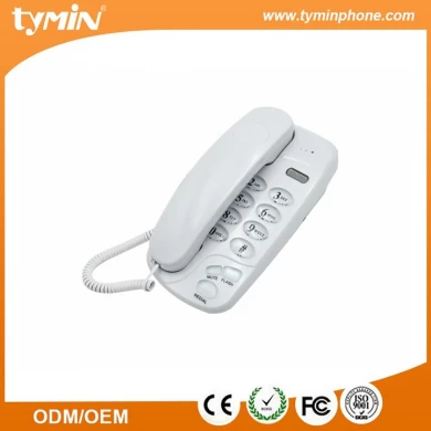 Shenzhen 2019 venda quente mais novo design com fio de telefone com fio básico com LED indicador de campainha para uso hotel e escritório (tm-pa147)