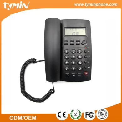 Shenzhen New Fashion Corded Handsed Caller ID Function هاتف للاستخدام المكتبي الصانع مع خدمات OEM