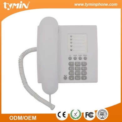 Teléfono de oficina de teléfono simple y básico sin identificador de llamadas (TM-PA157)