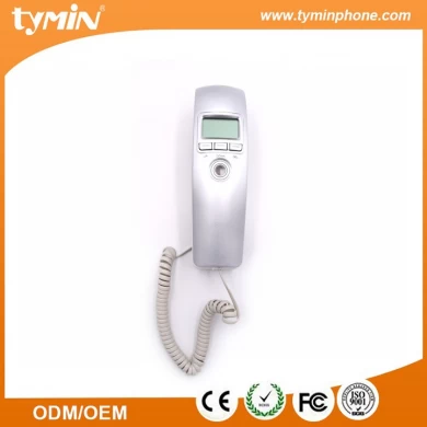 Kleines LCD-Display Anrufer-ID Slimline-Telefon P / T umschaltbar und an der Wand montierbar (TM-PA051)