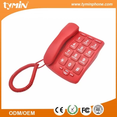 El teléfono con botón grande para personas mayores con función de control de volumen del altavoz (TM-PA023)