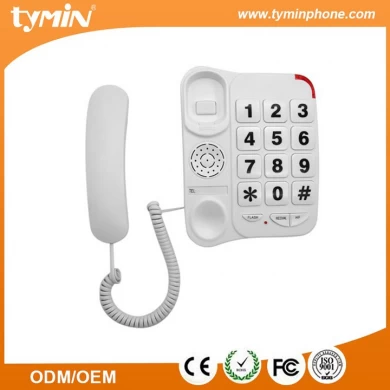 Le téléphone à gros boutons le plus simple et le moins cher avec haut-parleur HF (TM-PA025)