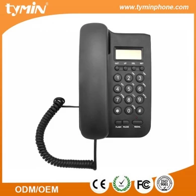 Wall Mount Single Line Caller ID Room Phone for Home  (TM-PA102)