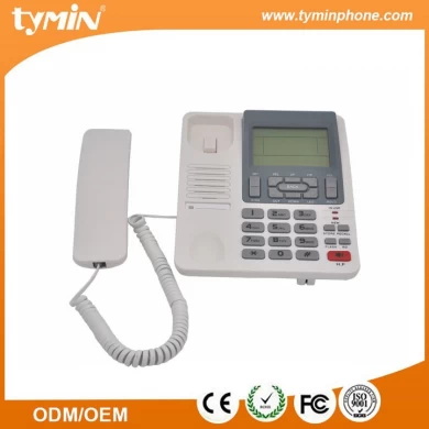 Оптовая Белый Цвет FSK / DTMF Супер ЖК-Телефон для Дома (TM-PA079)