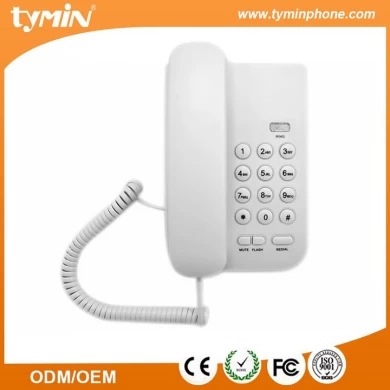 Venta caliente de Shenzhen Buen diseño Función básica Teléfono con indicador de llamadas entrantes LED para uso en el hogar y la oficina (TM-PA016)