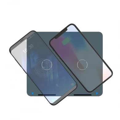 Νέα σχεδίαση αποσπώμενη βάση διπλού ασύρματου φορτιστή και διπλή ασύρματη βάση φόρτισης για iPhoneXS / XR / S / 8/8 + και όλα τα smartphone με δυνατότητα Qi (MH-Q400)