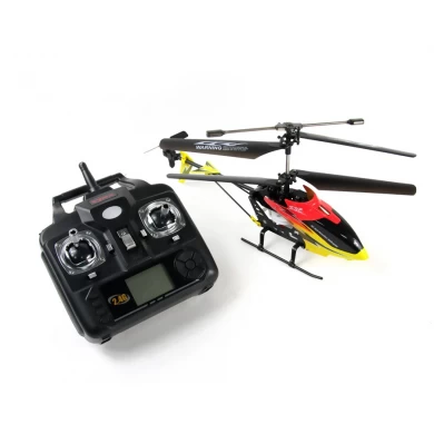 2.4G LCD 3.5CH controle remoto dupla lâmina de helicóptero REH57S32